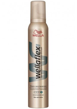 Мусс для волос объем и восстановление Wellaflex 250 мл